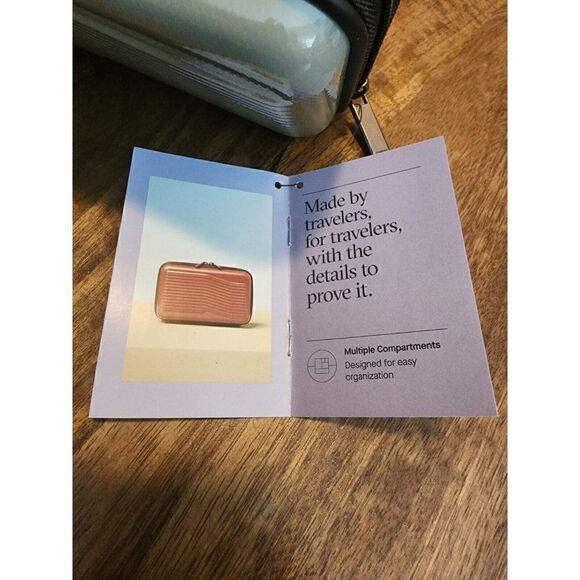 COPY 1- Open Story Hardside Mini Luggage Case -Sage Green, NWT - Picture 4 of 12